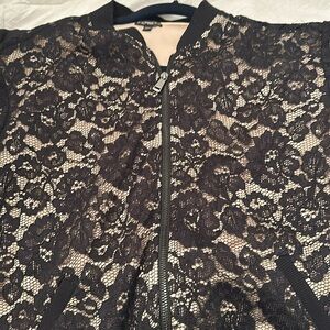 jacket with lace as a cute jacket to go out in anytime